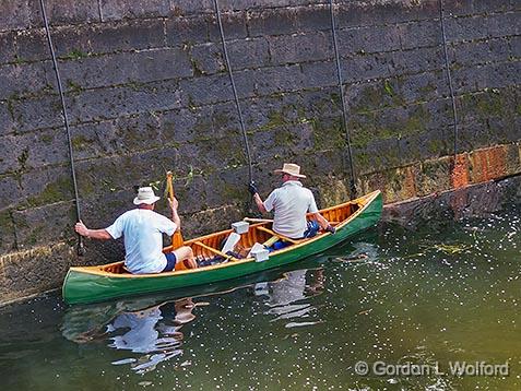 Canal Canoe_01500.jpg - Photographed along the Rideau Canal Waterway at Smiths Falls, Ontario, Canada.